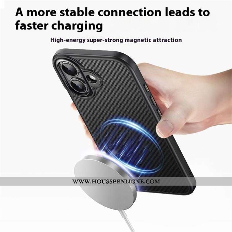 Coque iPhone 17 Compatible MagSafe Classique Noire