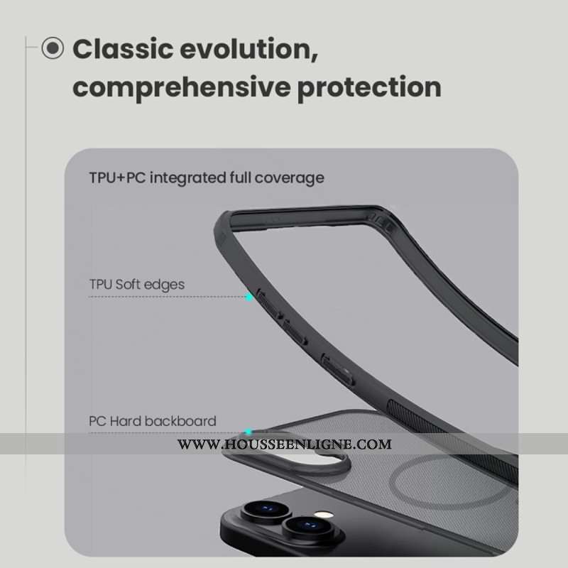 Coque iPhone 17 Compatible MagSafe Frosted Shield Pro NILLKIN