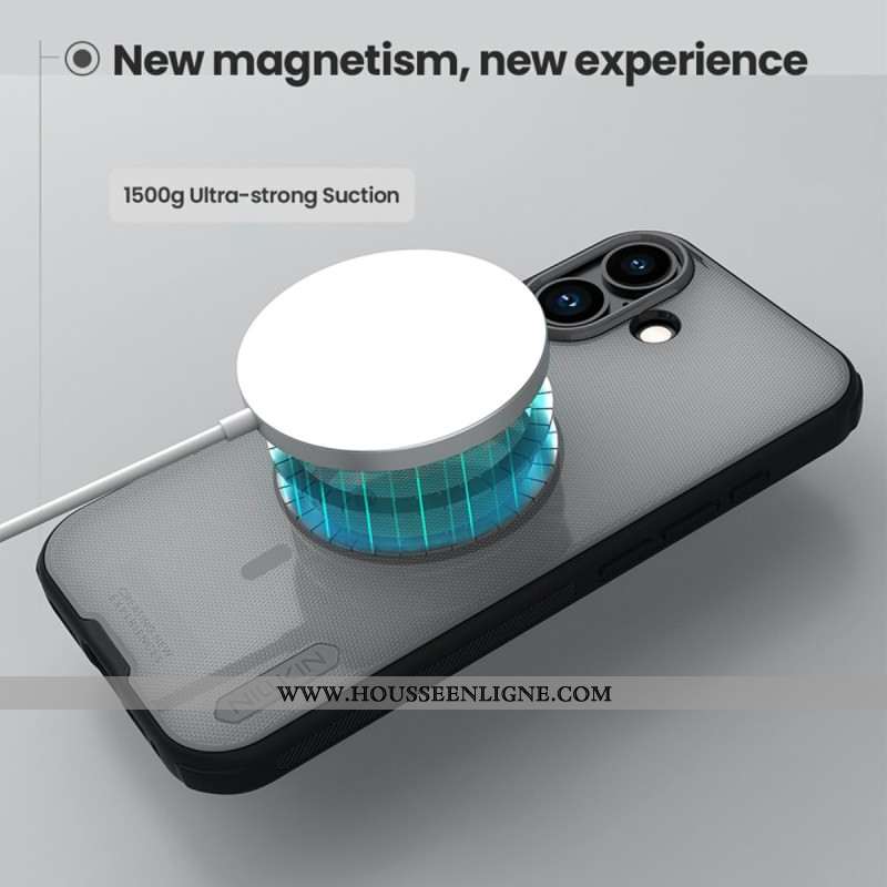 Coque iPhone 17 Compatible MagSafe Frosted Shield Pro NILLKIN