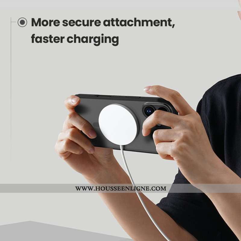 Coque iPhone 17 Compatible MagSafe Frosted Shield Pro NILLKIN