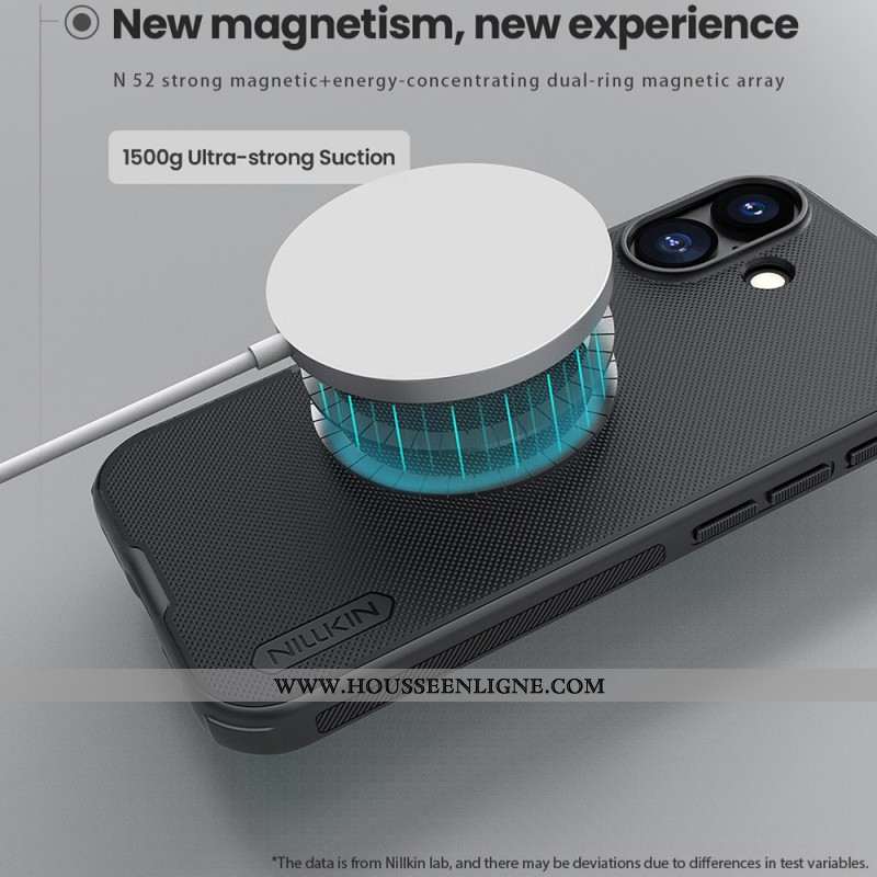 Coque iPhone 17 Compatible MagSafe Frosted Shield Pro NILLKIN