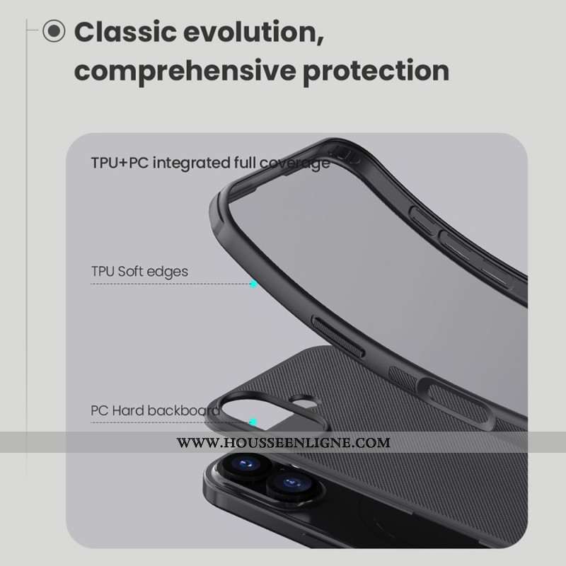 Coque iPhone 17 Compatible MagSafe Frosted Shield Pro NILLKIN