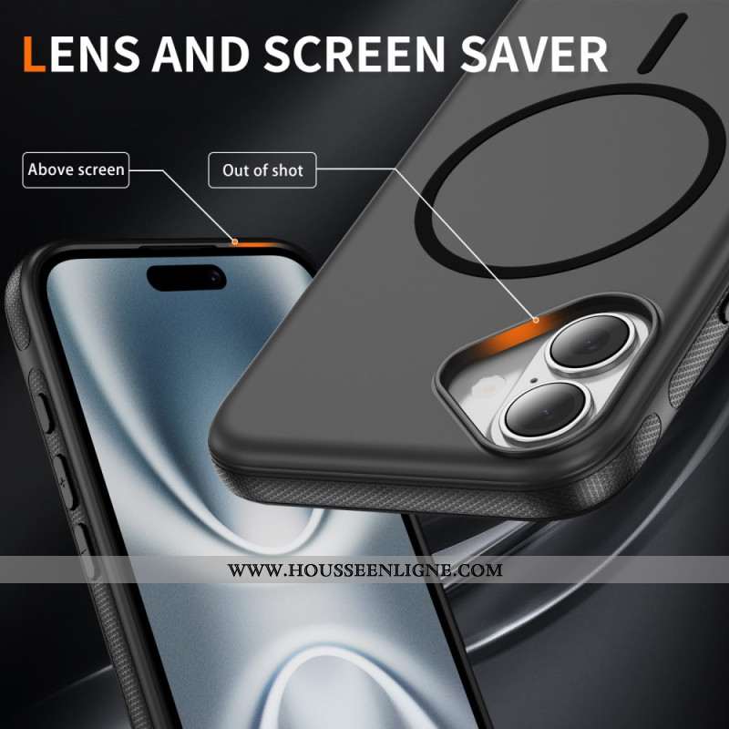 Coque iPhone 17 Compatible MagSafe Hybride Antichoc