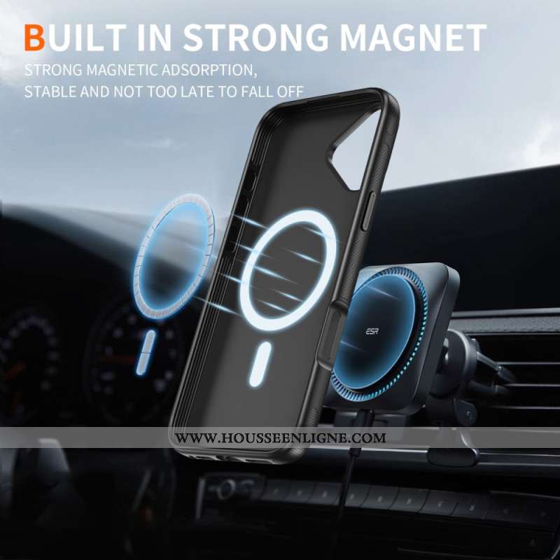 Coque iPhone 17 Compatible MagSafe Hybride Antichoc