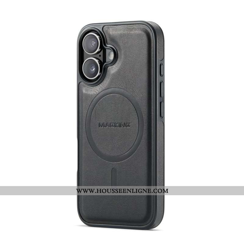 Coque iPhone 17 Compatible MagSafe Porte-Cartes Détachable MAGKING