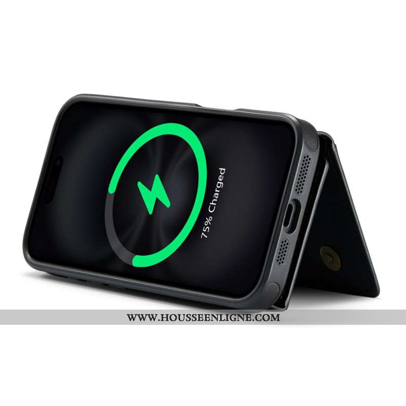 Coque iPhone 17 Compatible MagSafe Porte-Cartes Détachable MAGKING