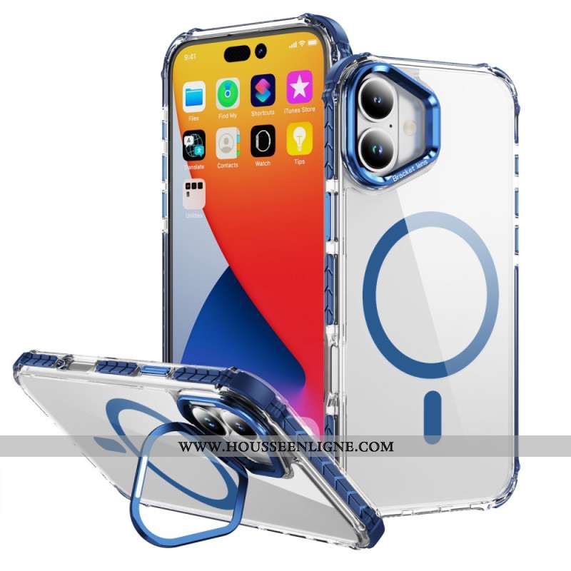Coque iPhone 17 Compatible MagSafe Support et et Protection d'Objectif