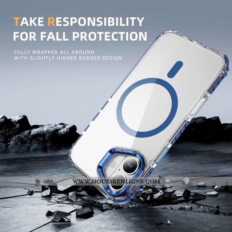 Coque iPhone 17 Compatible MagSafe Support et et Protection d'Objectif