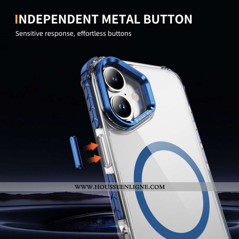 Coque iPhone 17 Compatible MagSafe Support et et Protection d'Objectif