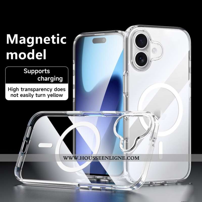 Coque iPhone 17 Compatible MagSafe Transparente