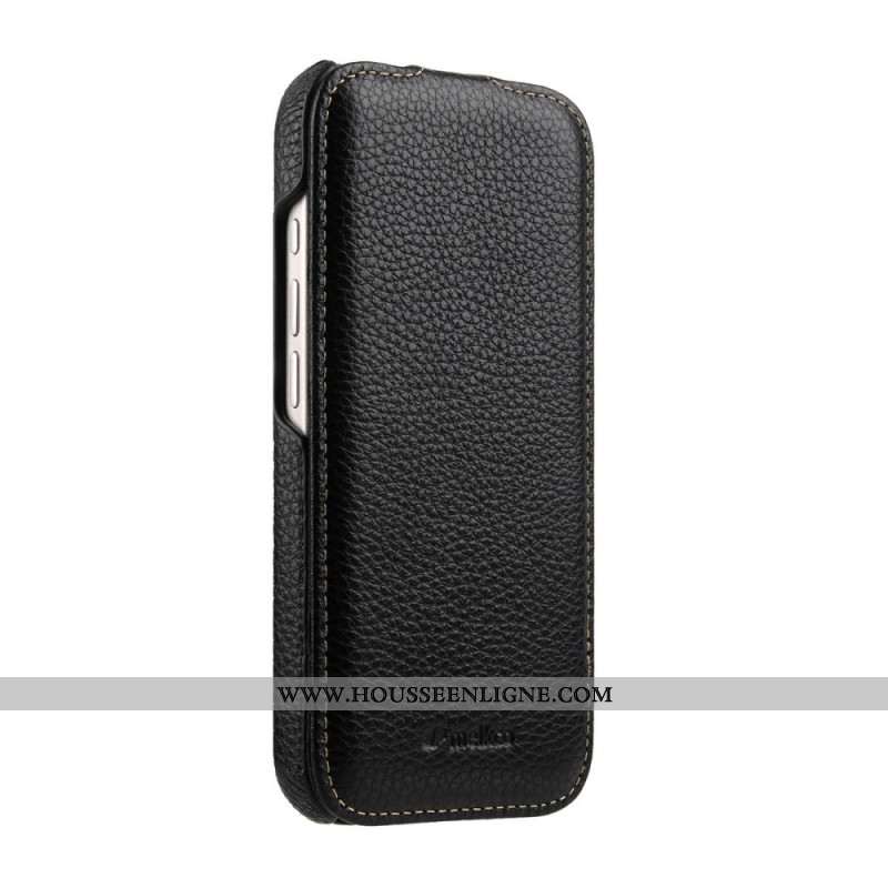 Coque iPhone 17 Compatible MagSafe avec Rabat Vertical