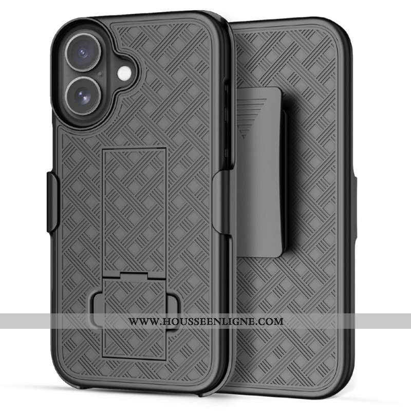 Coque iPhone 17 Coulissante avec Béquille et Clip