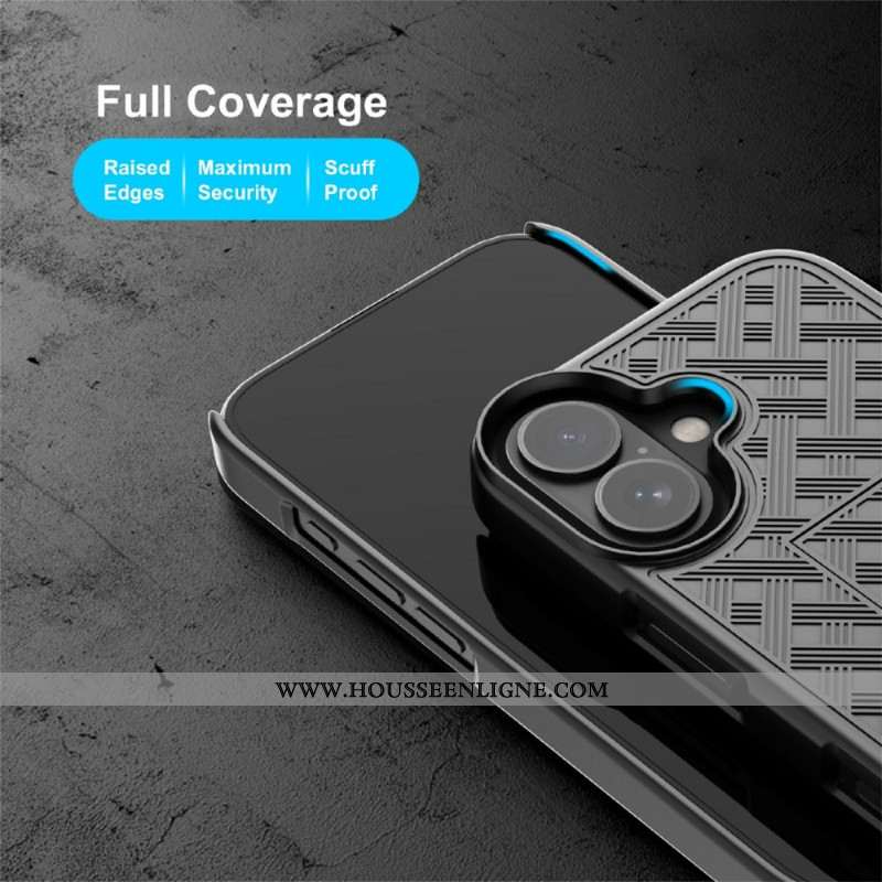 Coque iPhone 17 Coulissante avec Béquille et Clip