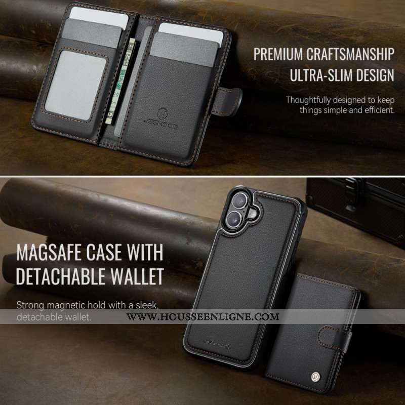 Coque iPhone 17 MagSafe Porte-Cartes RFID Détachable