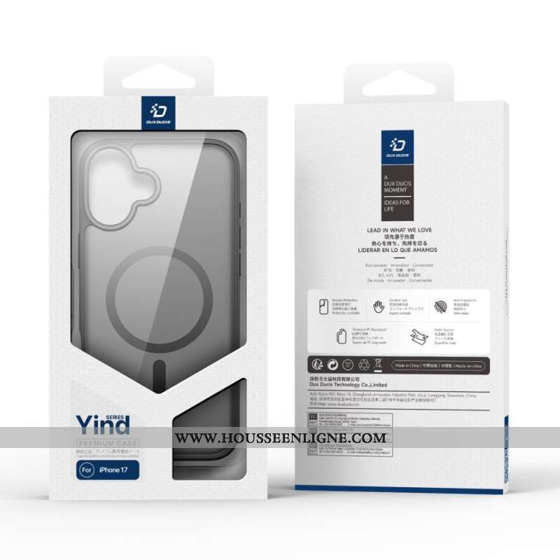 Coque iPhone 17 MagSafe Yind Series DUX DUCIS