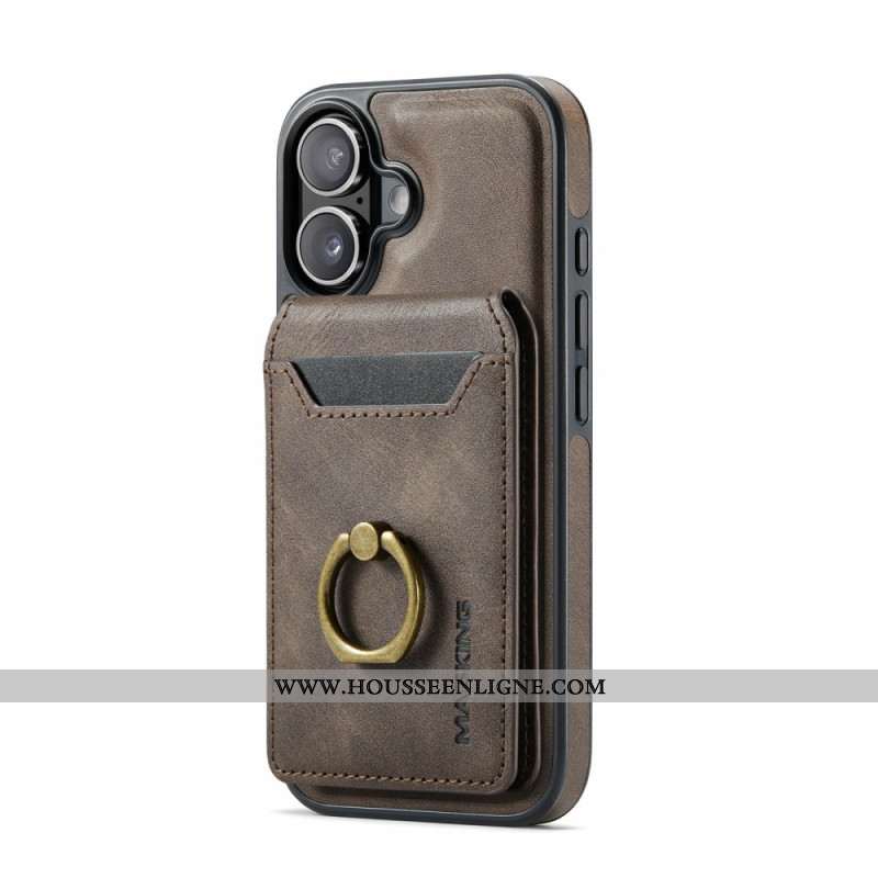 Coque iPhone 17 MagSafe avec Porte-Cartes RFID et Support Intégré