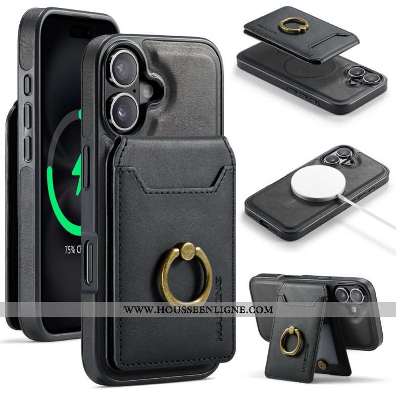 Coque iPhone 17 MagSafe avec Porte-Cartes RFID et Support Intégré