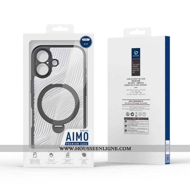 Coque iPhone 17 MagSafe avec Support Aimo Series DUX DUCIS