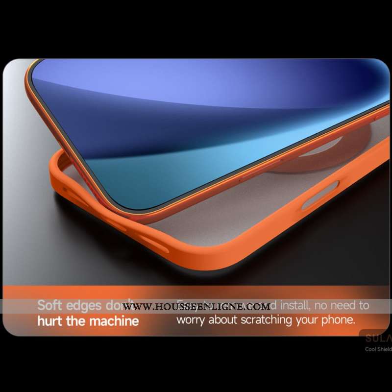 Coque iPhone 17 Magsafe Micro-Sablée