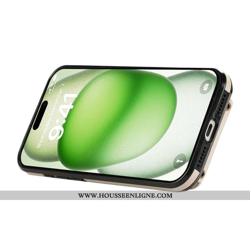 Coque iPhone 17 Multi-Cartes et Bandoulière