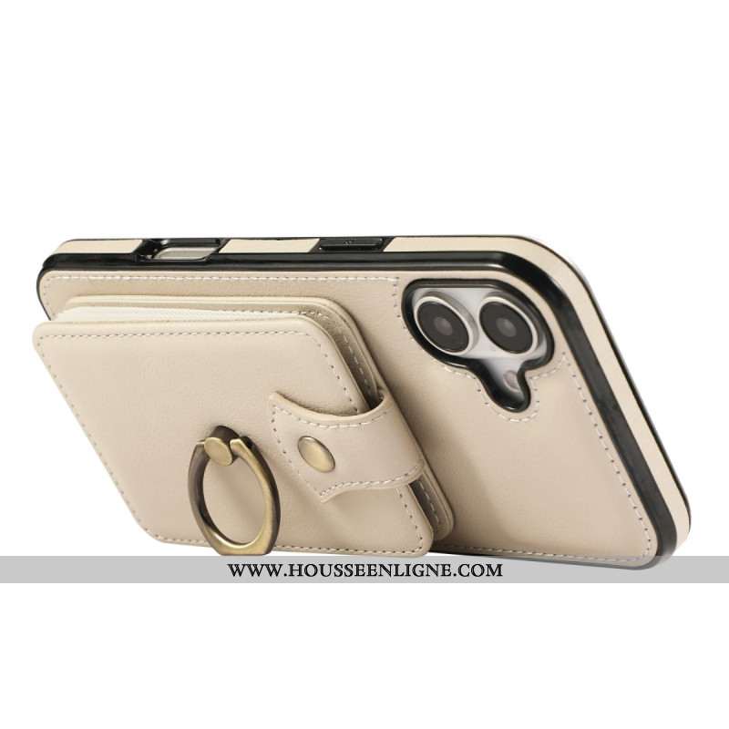 Coque iPhone 17 Multi-Cartes et Bandoulière
