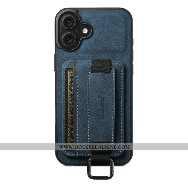 Coque iPhone 17 Porte-Cartes Design Rétro