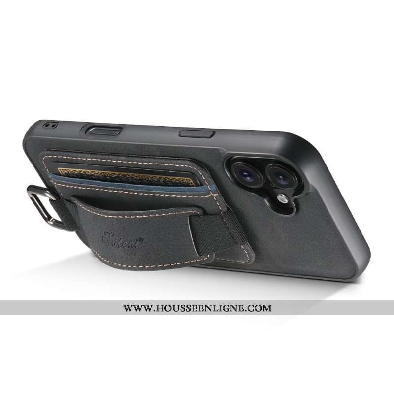 Coque iPhone 17 Porte-Cartes Design Rétro