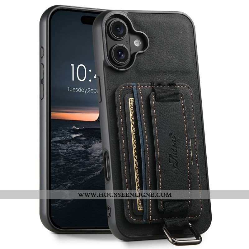 Coque iPhone 17 Porte-Cartes Design Rétro