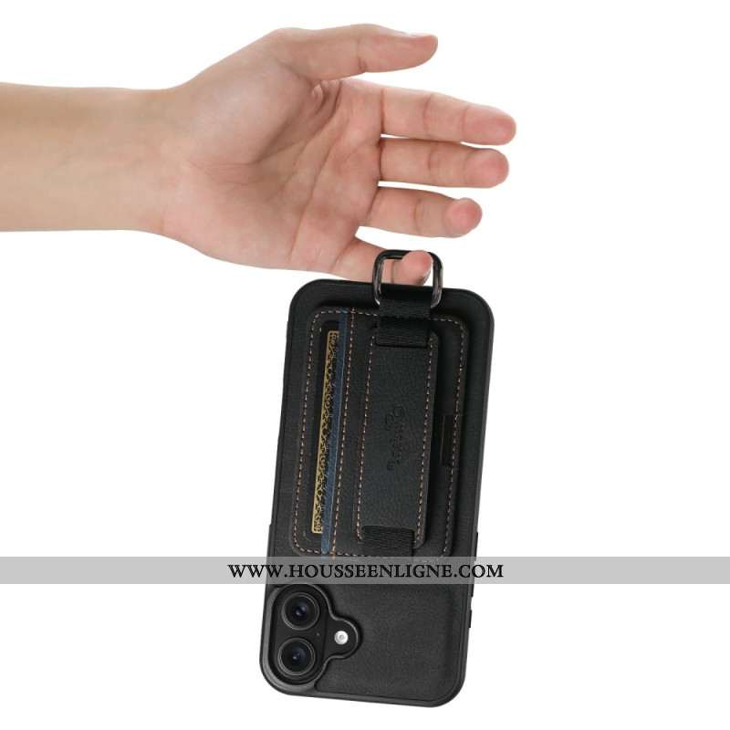 Coque iPhone 17 Porte-Cartes Design Rétro