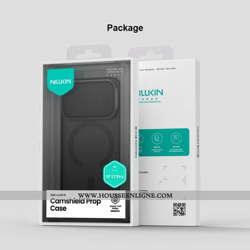 Coque iPhone 17 Pro CamShield Prop Series NILLKIN
