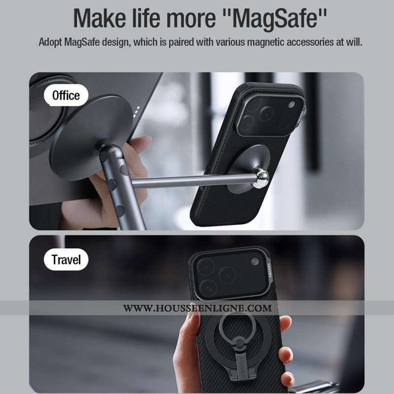 Coque iPhone 17 Pro Camshield Prop Magnetic Series NILLKIN