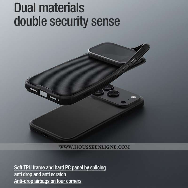 Coque iPhone 17 Pro Camshield Prop Magnetic Series NILLKIN