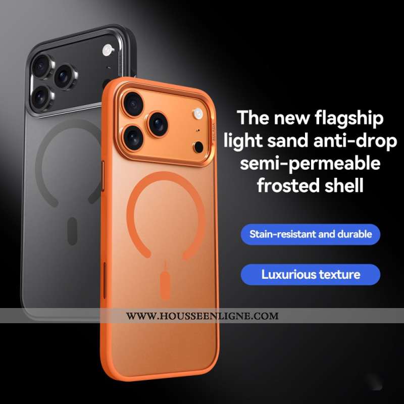 Coque iPhone 17 Pro Compatible MagSafe Semi-Transparente