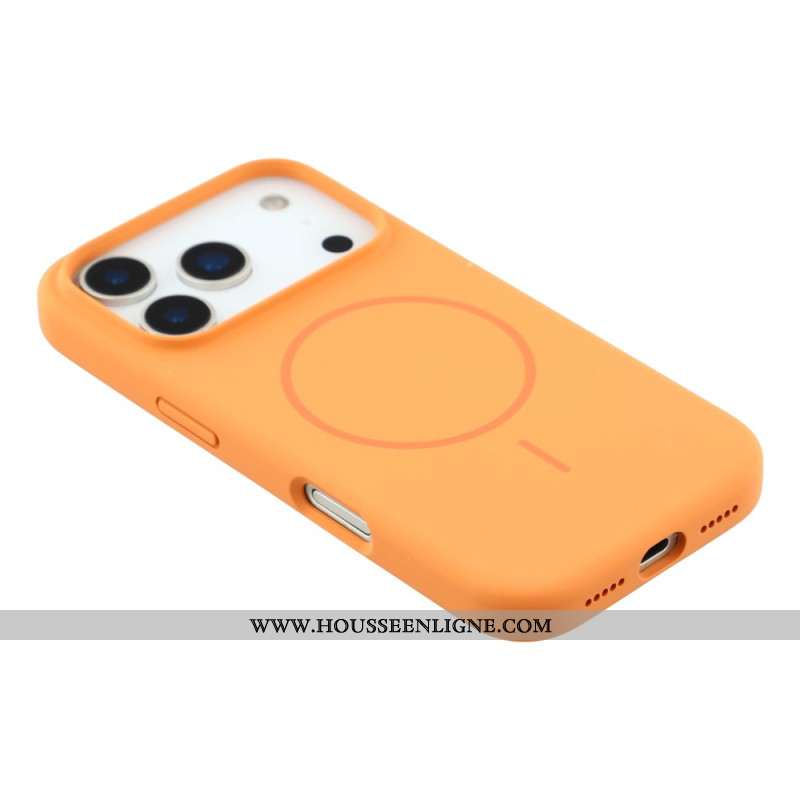 Coque iPhone 17 Pro Compatible MagSafe Silicone Liquide