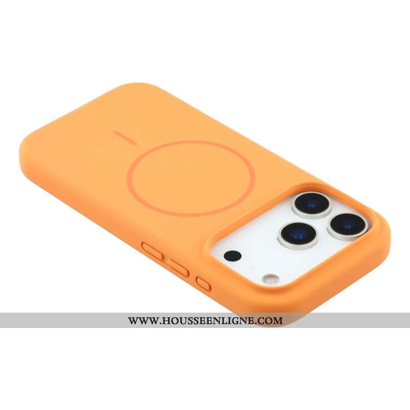 Coque iPhone 17 Pro Compatible MagSafe Silicone Liquide