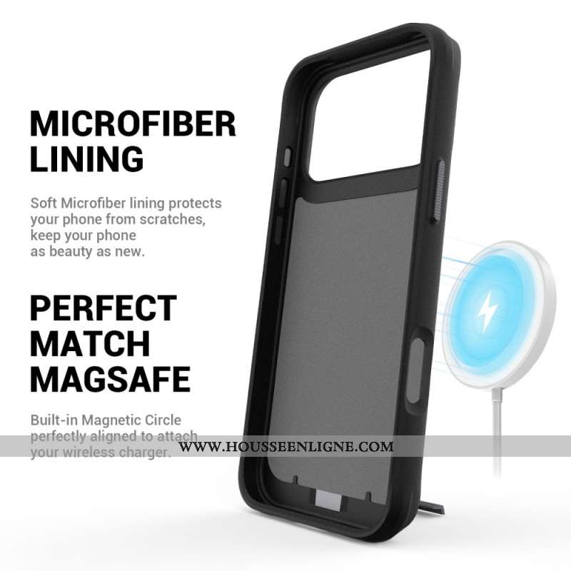 Coque iPhone 17 Pro Compatible MagSafe Support Intégré