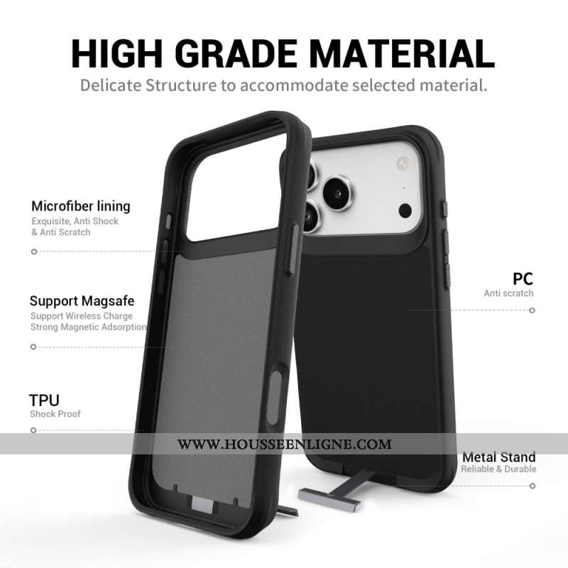 Coque iPhone 17 Pro Compatible MagSafe Support Intégré