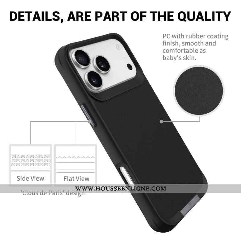Coque iPhone 17 Pro Compatible MagSafe Support Intégré