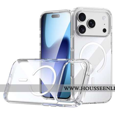Coque iPhone 17 Pro Compatible MagSafe Transparente