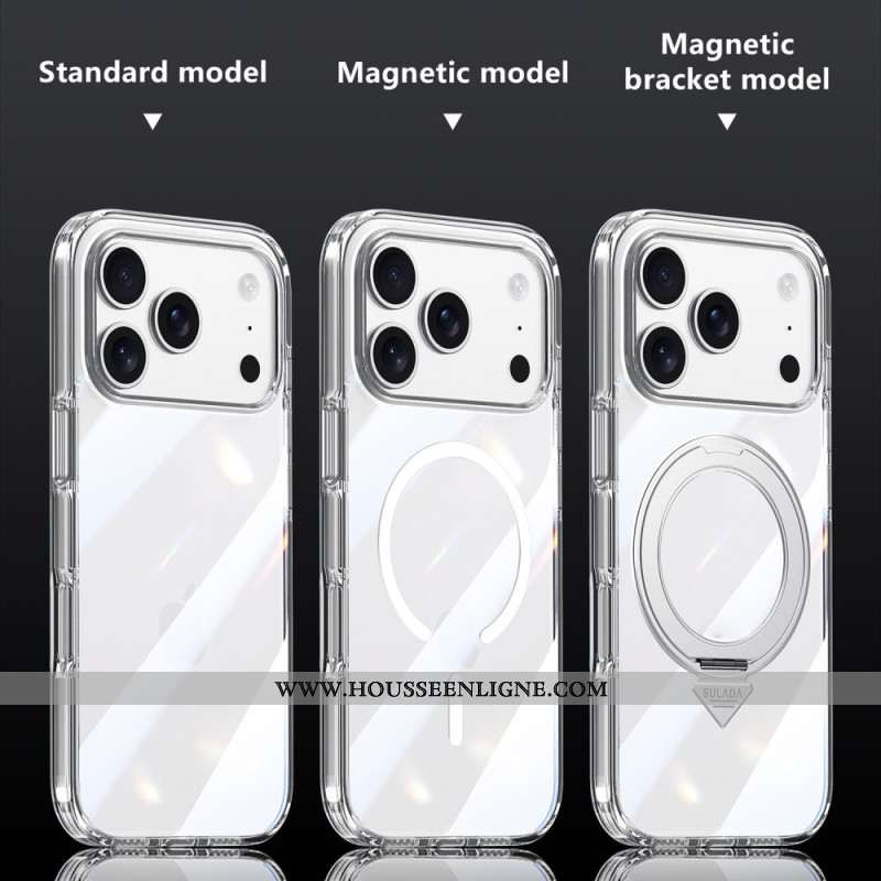 Coque iPhone 17 Pro Compatible MagSafe Transparente