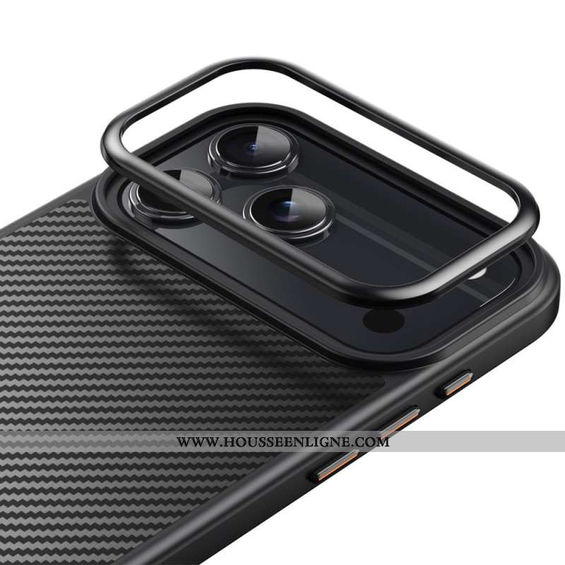 Coque iPhone 17 Pro Compatible MagSafe Ultra Fine Carbone