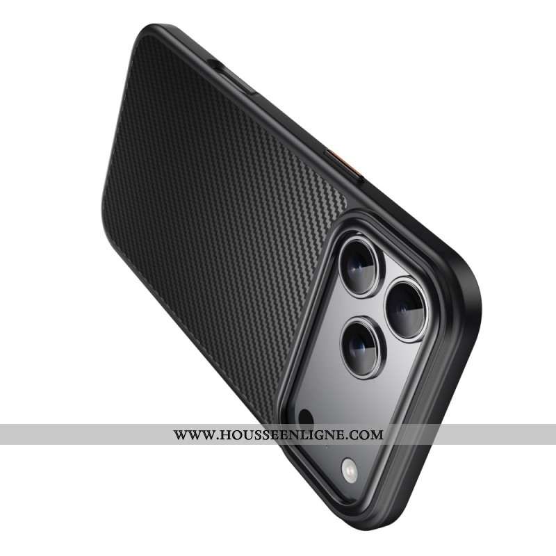 Coque iPhone 17 Pro Compatible MagSafe Ultra Fine Carbone