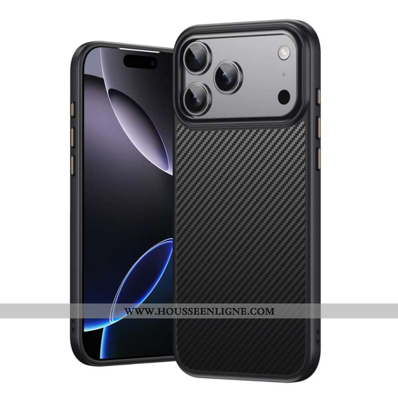 Coque iPhone 17 Pro Compatible MagSafe Ultra Fine Carbone