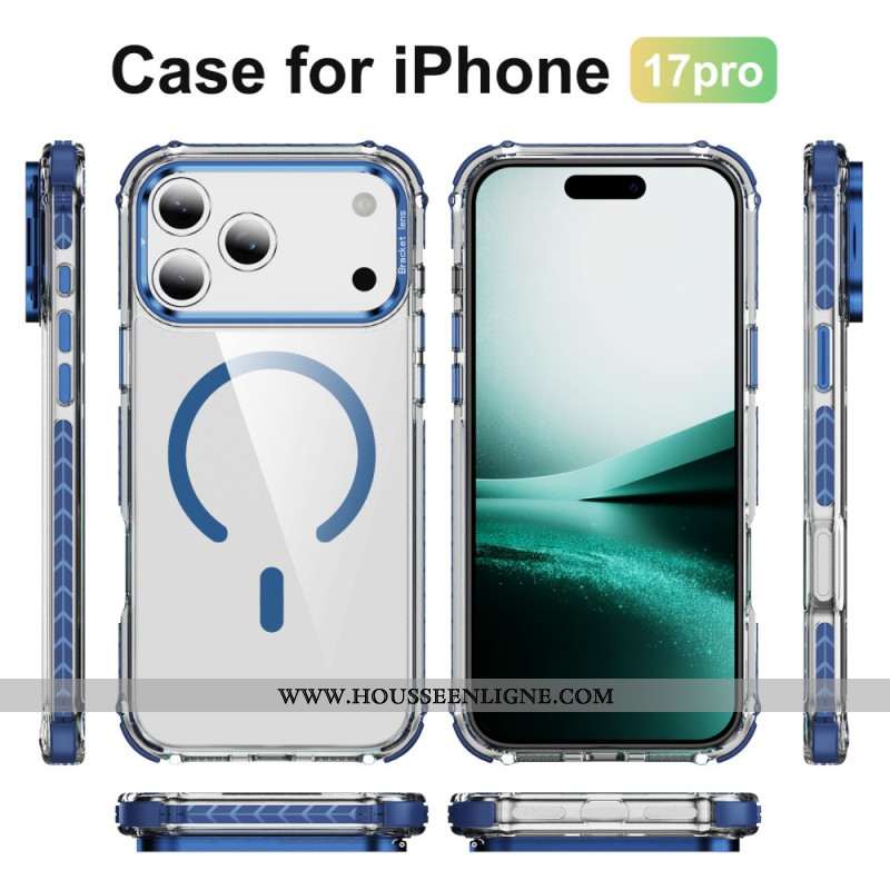 Coque iPhone 17 Pro Compatible MagSafe avec Support Intégré