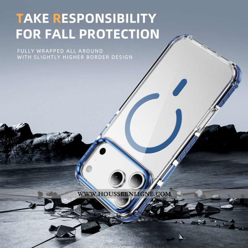 Coque iPhone 17 Pro Compatible MagSafe avec Support Intégré