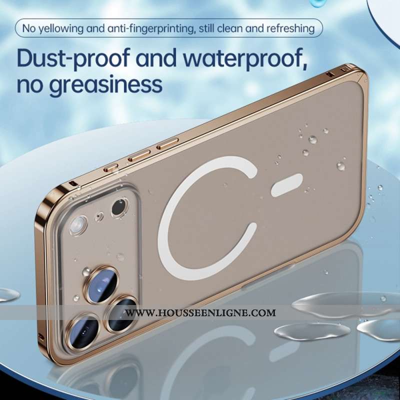 Coque iPhone 17 Pro Compatible avec MagSafe avec Verrou de Sécurité