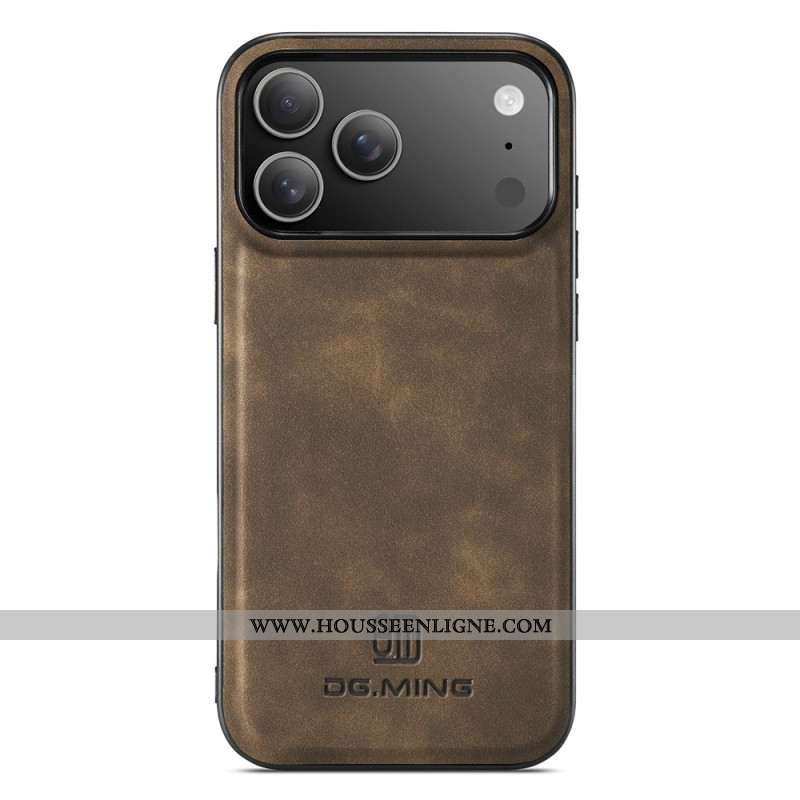 Coque iPhone 17 Pro Effet Cuir DG.MING