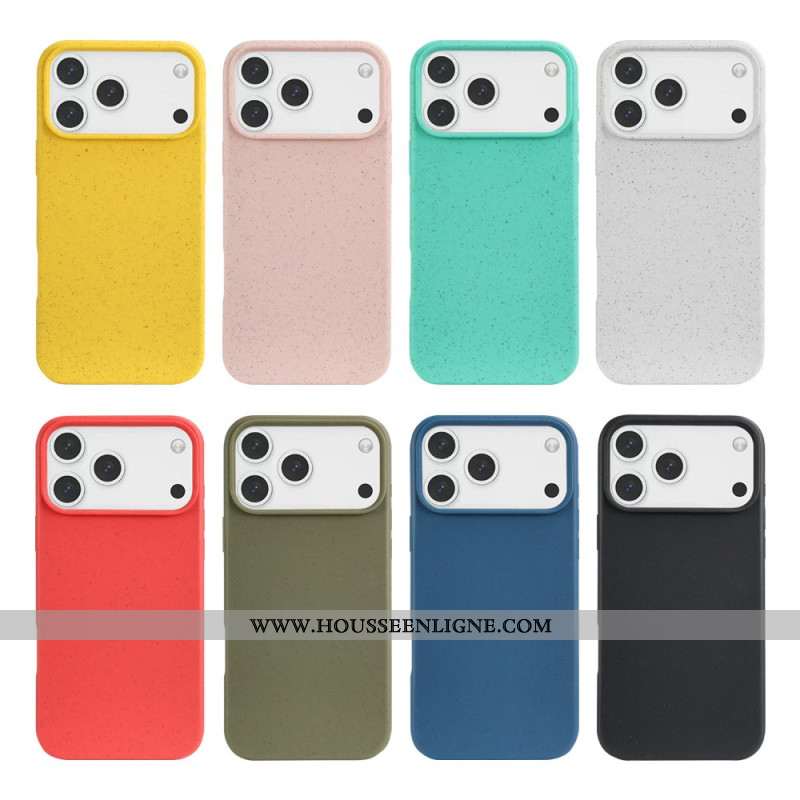 Coque iPhone 17 Pro Fibres de Paille de Blé