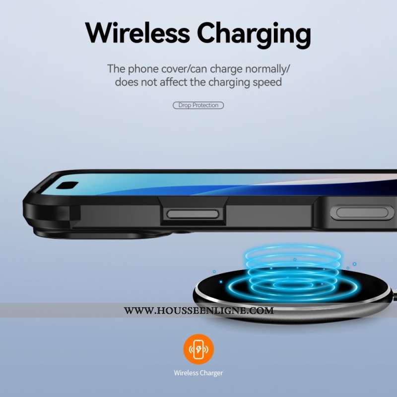 Coque iPhone 17 Pro Hybride Transparente