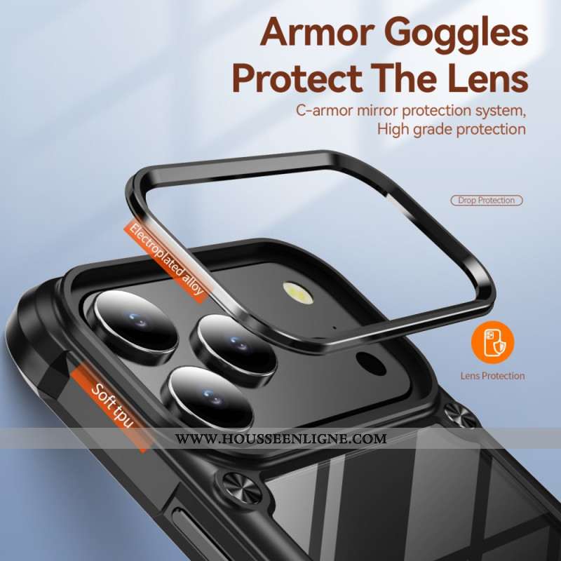 Coque iPhone 17 Pro Hybride Transparente